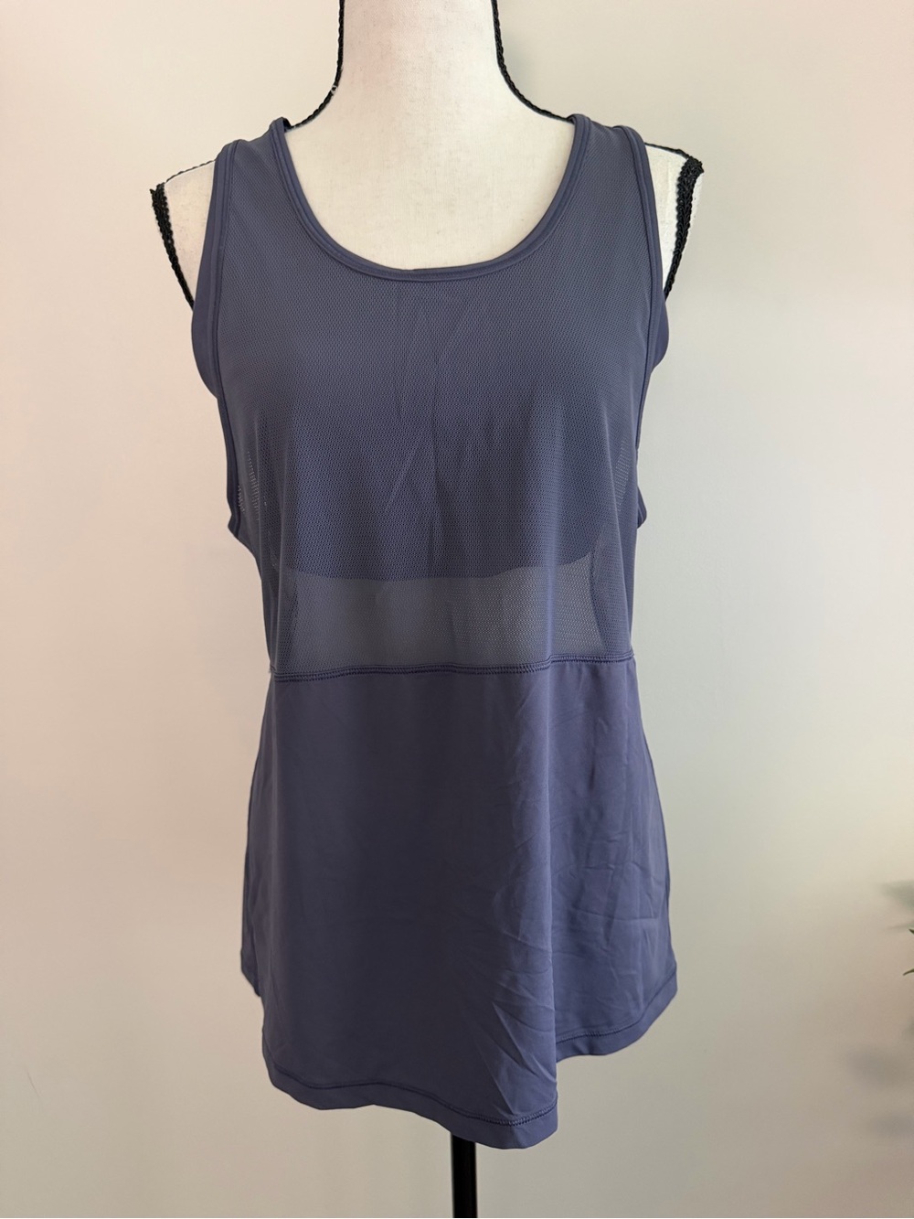 Lululemon Fast As Light 2-In-1 Tank in Dusty Blue